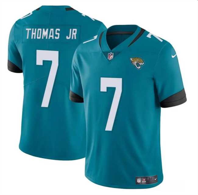 Men & Women & Youth Jacksonville Jaguars #7 Brian Thomas Jr Teal 2024 Draft Vapor Untouchable Limited Stitched Jersey,We sell and wholesale Men & Women & Youth Jacksonville Jaguars #7 Brian Thomas Jr Teal 2024 Draft Vapor Untouchable Limited Stitched Jersey on line form chian!